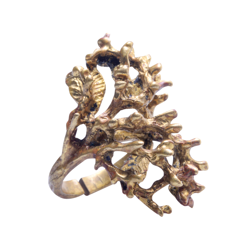 CORAL PATTERN RING